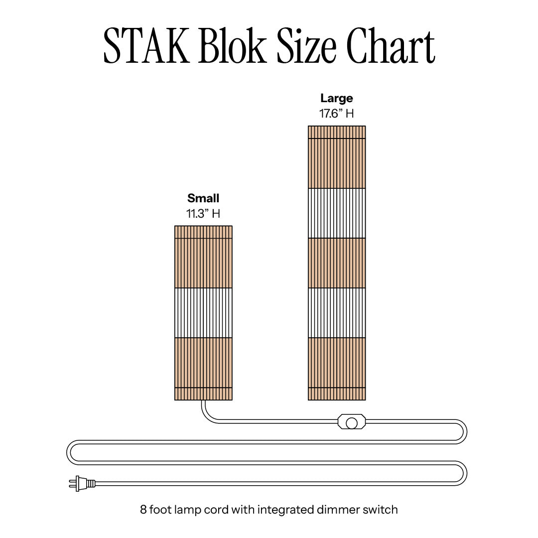 STAK Blok Lamp